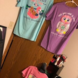 3 simply southern shirts